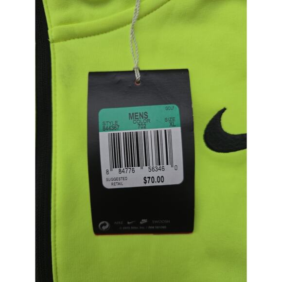 New Nike Golf Standard Fit Therma Fit Mens Quarter Zip Sz Xl - Picture 3 of 7